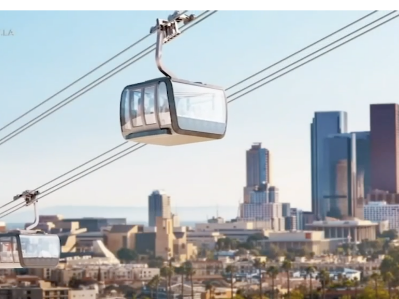 Dodger Stadium gondolas