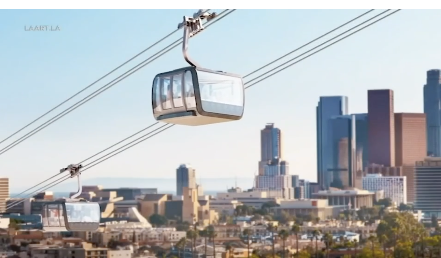 Dodger Stadium gondolas