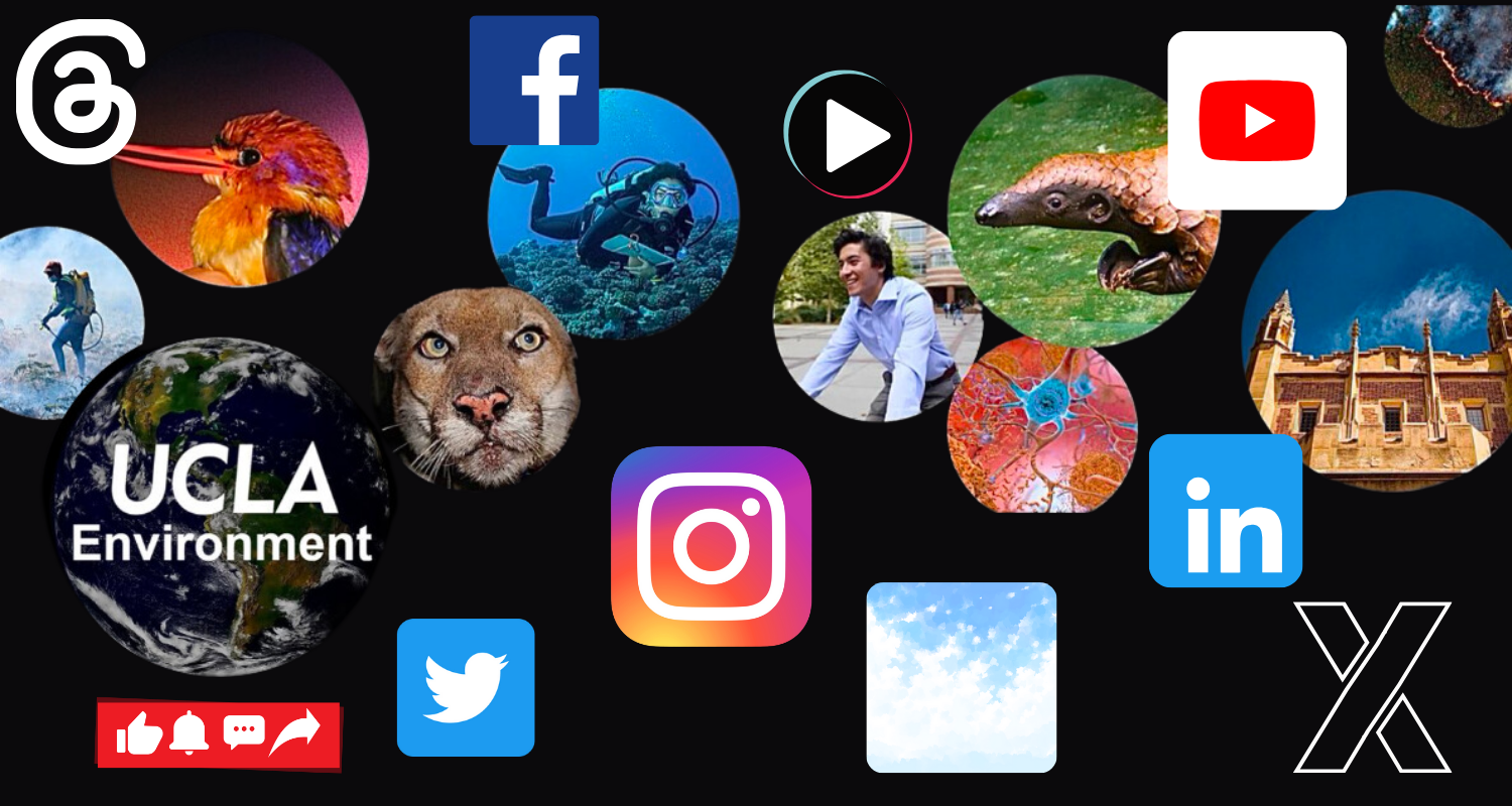 Connect with us on social media! — Institute of the Environment and