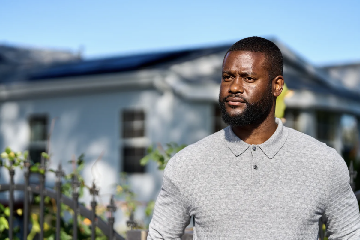 Ken Wells runs O&M Solar Services, a small residential solar company in South Los Angeles, where he works with disadvantaged communities. But a new state rate structure for rooftop solar has decimated his business. He had to lay off all 20 employees. Photo by Lauren Justice for CalMatters