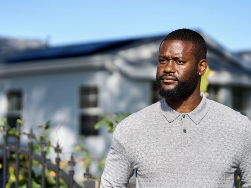 Ken Wells runs O&M Solar Services, a small residential solar company in South Los Angeles, where he works with disadvantaged communities. But a new state rate structure for rooftop solar has decimated his business. He had to lay off all 20 employees. Photo by Lauren Justice for CalMatters