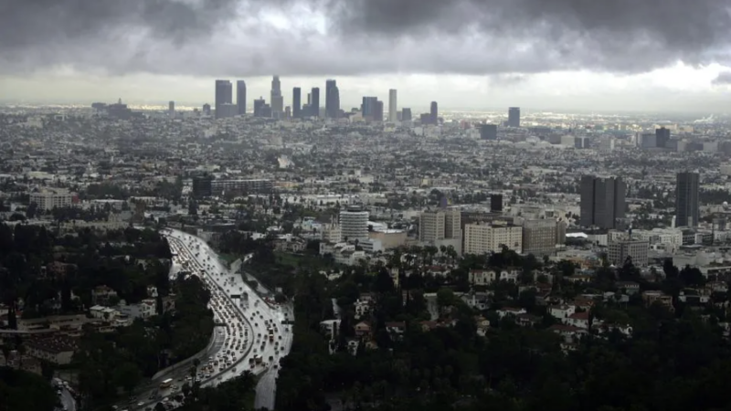 The storm is based on weather patterns from the state’s “Great Flood of 1862.” GETTY IMAGES