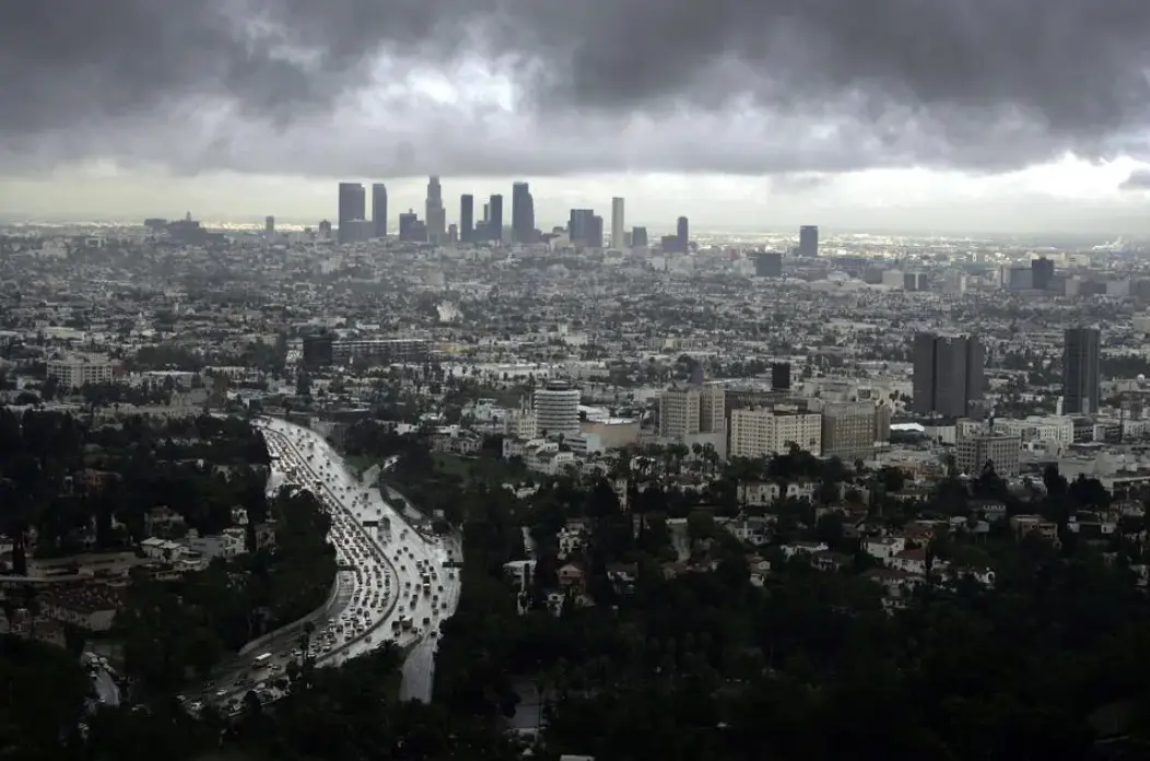 The storm is based on weather patterns from the state’s “Great Flood of 1862.” GETTY IMAGES
