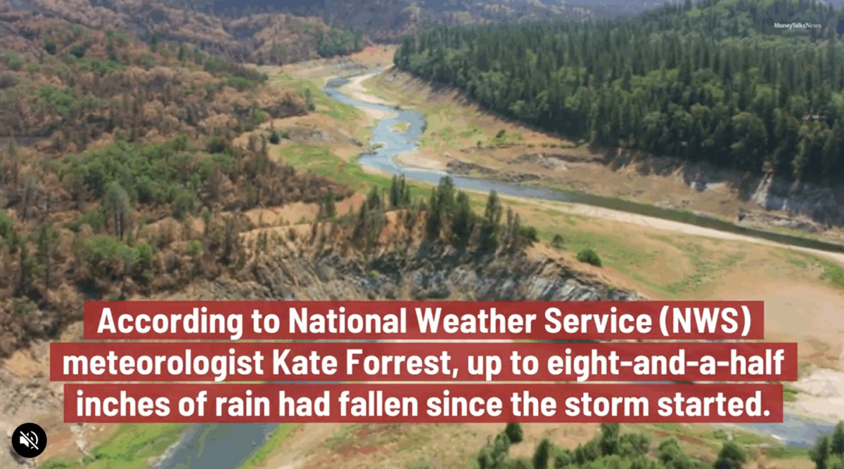 Newsweek reports that one northern California reservoir gained 5 feet of water after two atmospheric river weather systems in January 2024. BY MONEY TALK NEWS