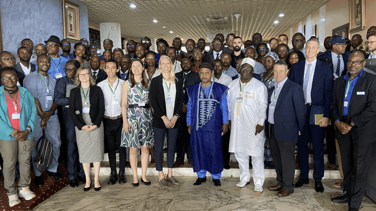 Photograph of the Yaoundé workshop shared by Elsa Ordway