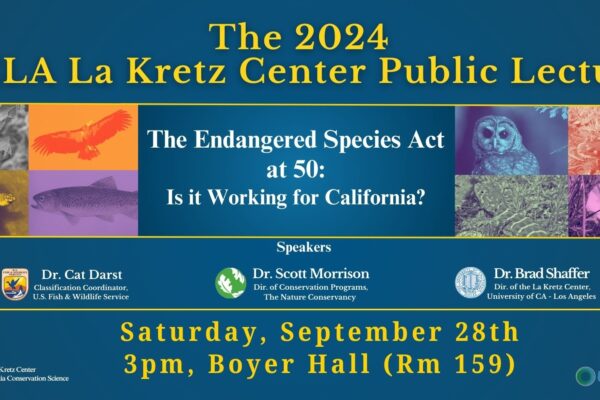 The 2024 UCLA La Kretz Center Public Lecture