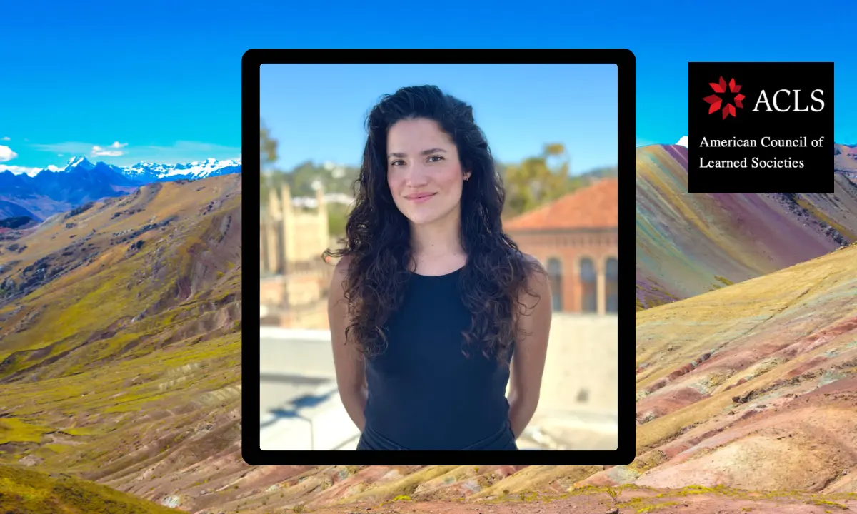 Lorena De la Puente Burlando Awarded 2024 Mellon/ACLS Dissertation Innovation Fellowship