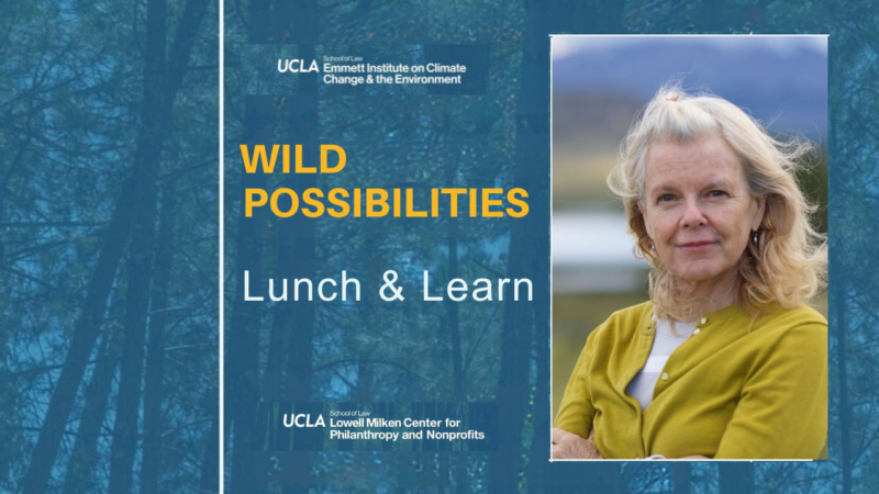 Wild Possibilities Lunch and Learn. Maurice Salter Endowed Lecture in Nonprofits and Philanthropy