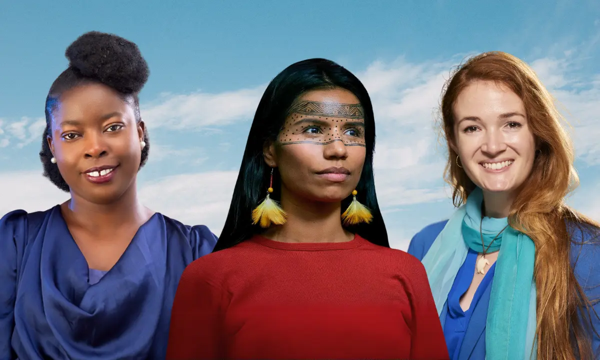 Adenike Oladosu, Nina Gualinga, Callie Veelenturf