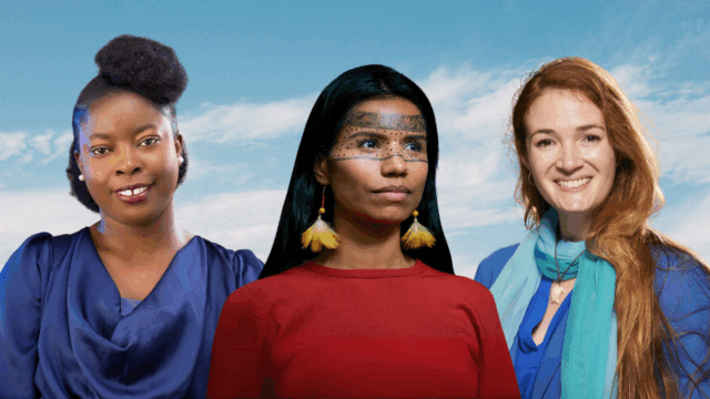 Adenike Oladosu, Nina Gualinga, Callie Veelenturf