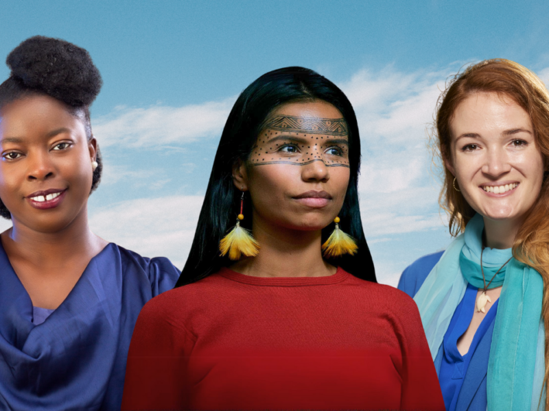 Adenike Oladosu, Nina Gualinga, Callie Veelenturf