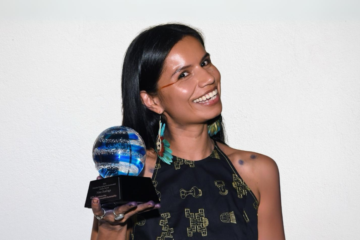 Nina Gualinga wins UCLA’s Pritzker Award for environmental innovation