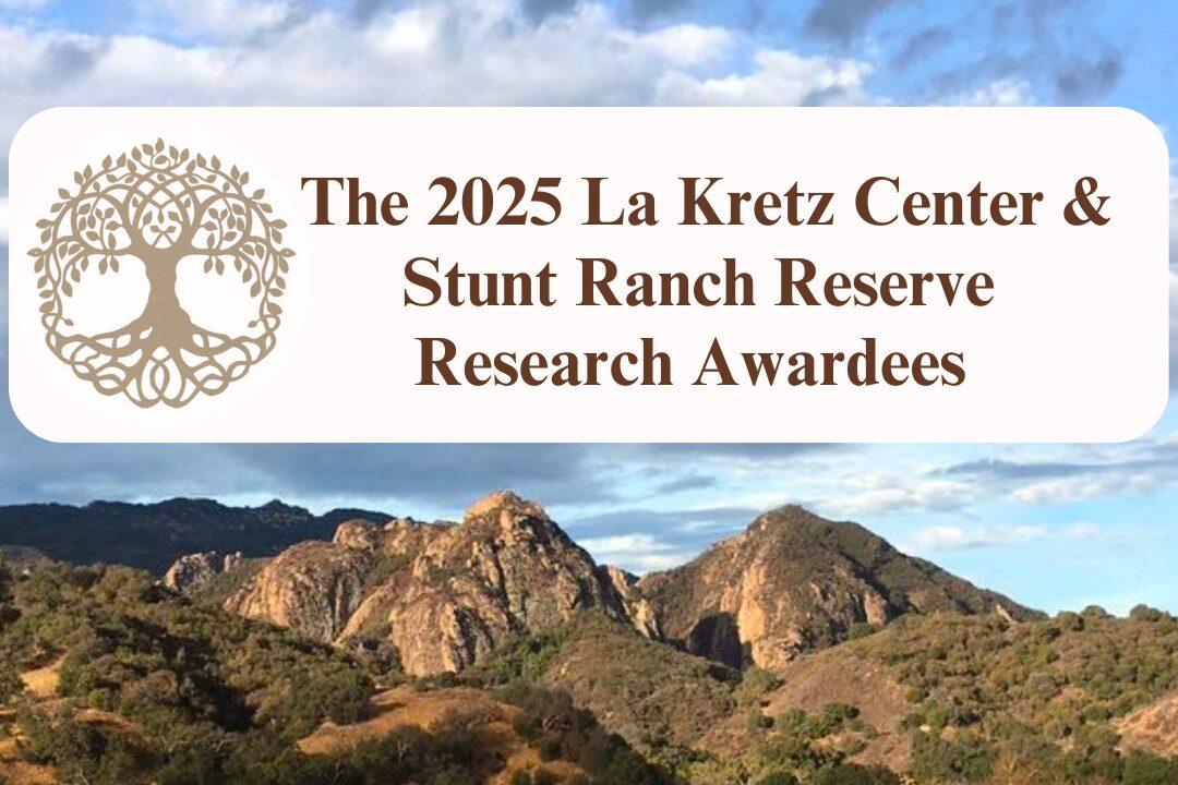 Meet the 2025 La Kretz Center & Stunt Ranch Reserve Research Awardees