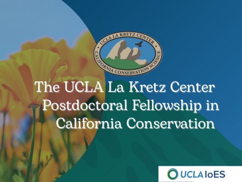 UCLA La Kretz Center 2026 Postdoc Fellowship