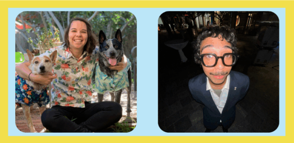 Two speaker profiles for Science & Suds 92225