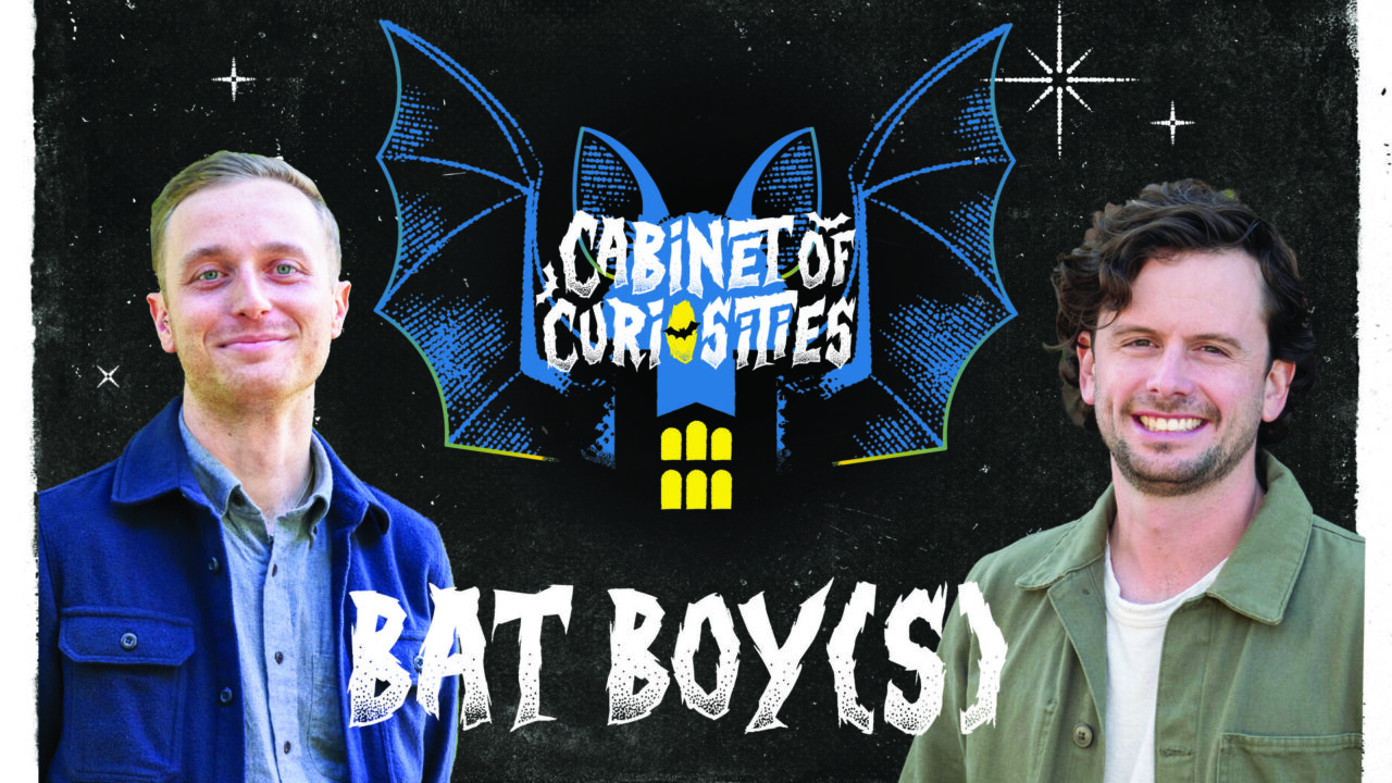 La Kretz Postdoc Joey Curti discussing his role on the student film "Bat Boy" with the UCLA Cabinet of Curiosities podcast.
