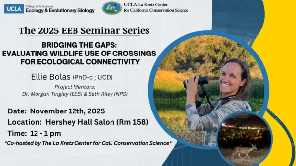 Seminar from La Kretz Center Fellowship candidate Ellie Bolas