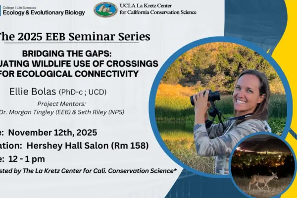 Seminar from La Kretz Center Fellowship candidate Ellie Bolas