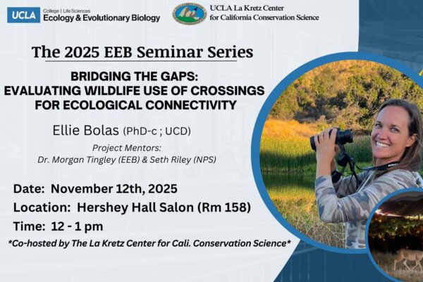 Seminar from La Kretz Center Fellowship candidate Ellie Bolas