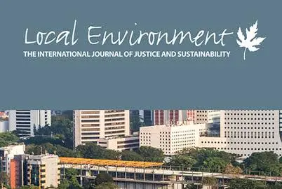 Cover of the Local Environment Journal.