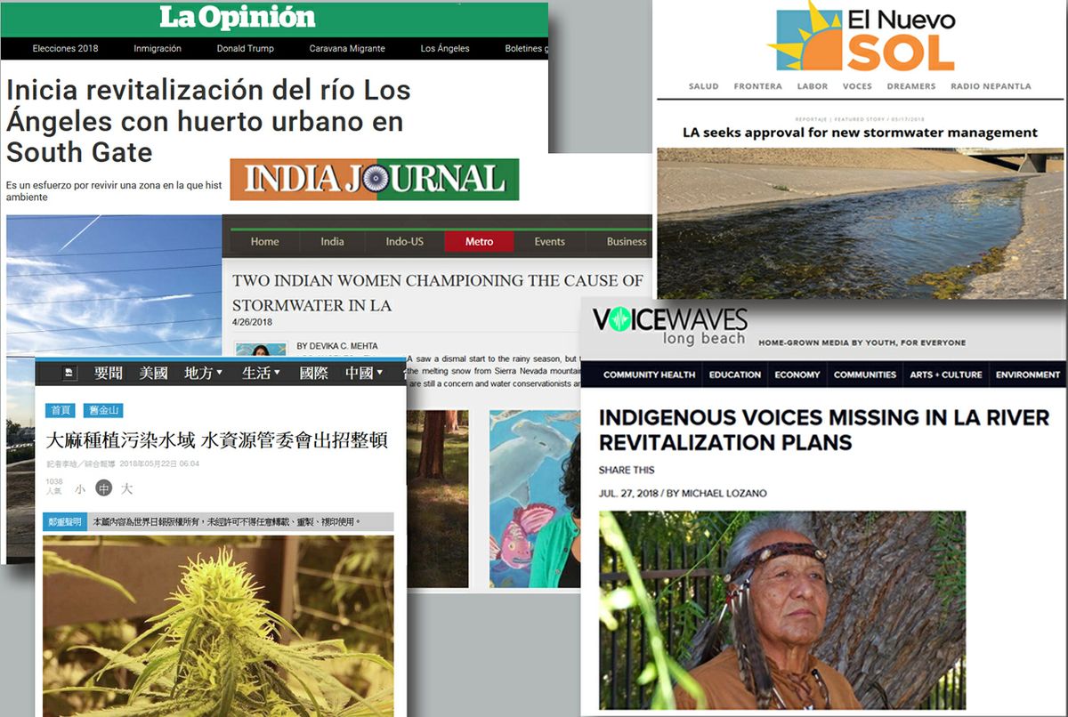 Headlines in ethnic publications