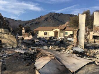 one of two buildings at ucla research station burned in woolsey fire