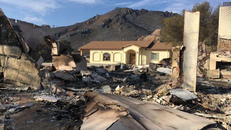 one of two buildings at ucla research station burned in woolsey fire