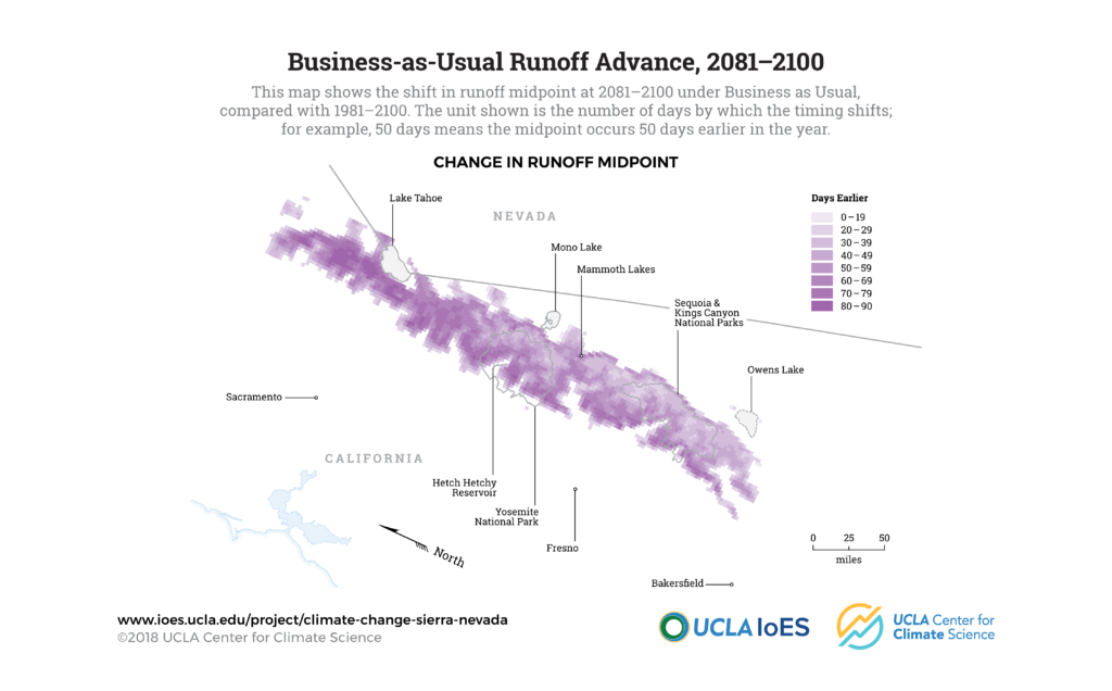 climate change in the sierra nevada: graphics