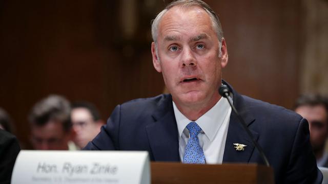 zinke takes forestry fight to fire-ravaged california