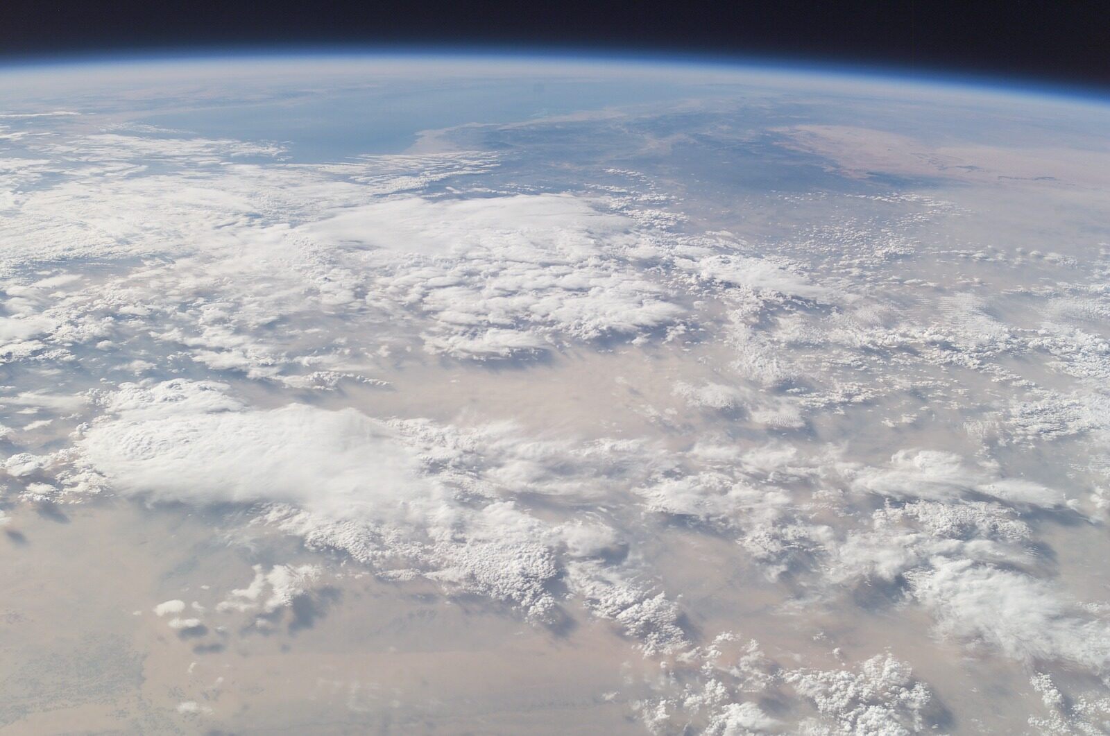 astronaut photo nasa clouds