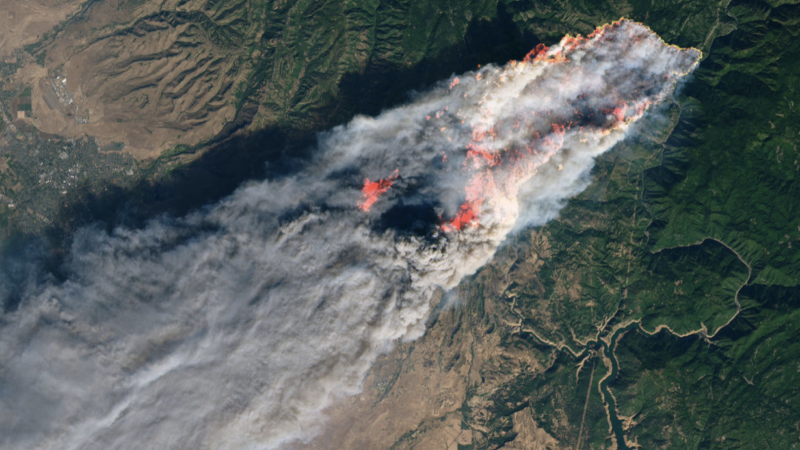 california’s 2018 wildfires have emitted a year’s worth of power pollution