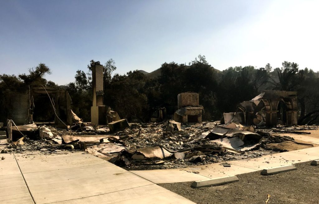 one of two buildings at ucla research station burned in woolsey fire