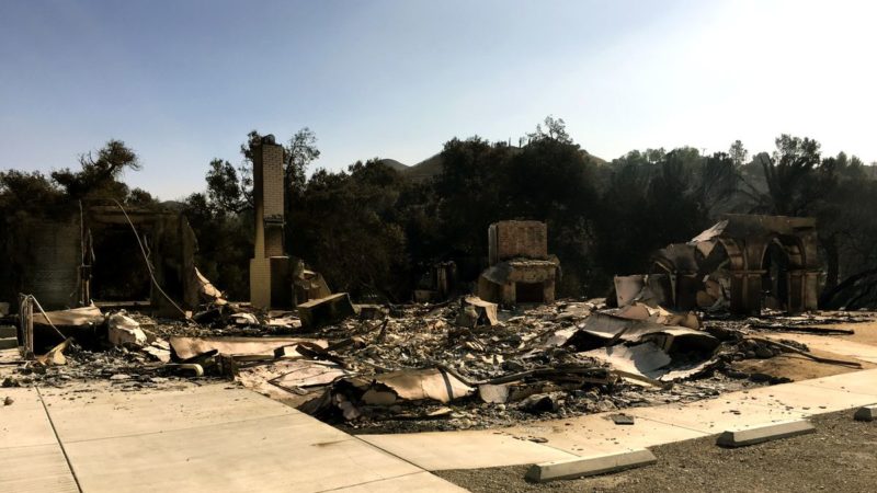 one of two buildings at ucla research station burned in woolsey fire