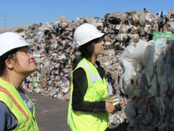 a 24-year-old has invented a new way to break down plastic waste and prevent it from landing in the ocean