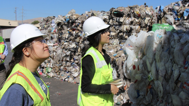 a 24-year-old has invented a new way to break down plastic waste and prevent it from landing in the ocean