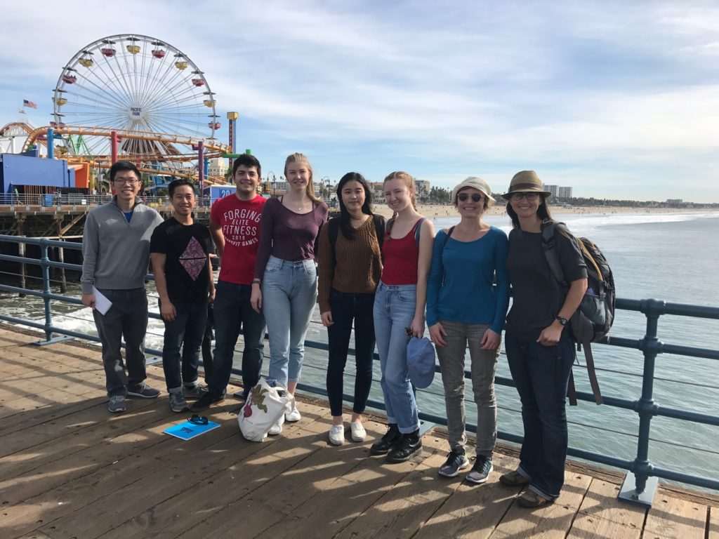 ucla students dig into santa monica pier’s waste problem