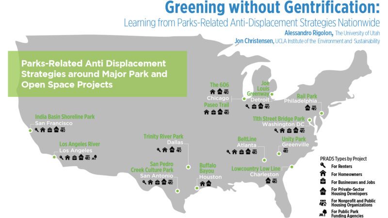 greening without gentrification: learning from parks-related anti-displacement strategies nationwide