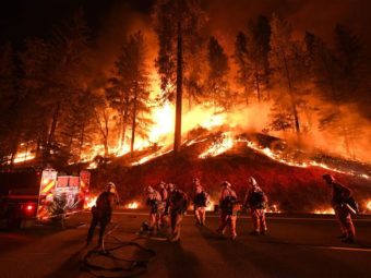 with wildfires blazing, california shuns trump’s clean-air plan