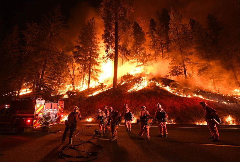 with wildfires blazing, california shuns trump’s clean-air plan