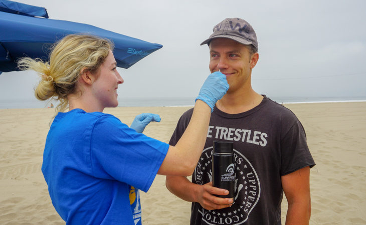 la surfers are covered in germs and scientists are stoked to study them