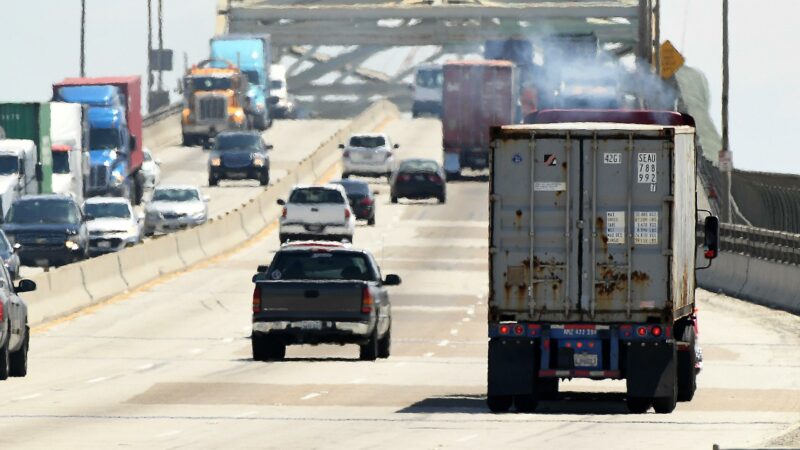 diesel truck emissions in port of los angeles